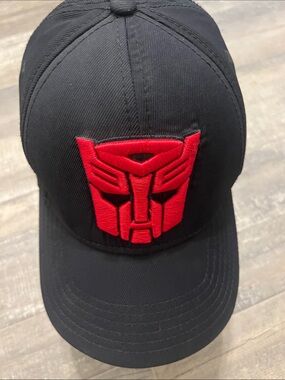 Hasbro Transformers Black Hat with Red Trim